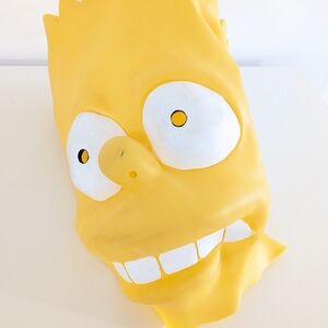 Bart Simpson Adult Vinyl Mask 1999 Fox Matt Groening